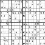 k sudoku 16x16 150x150